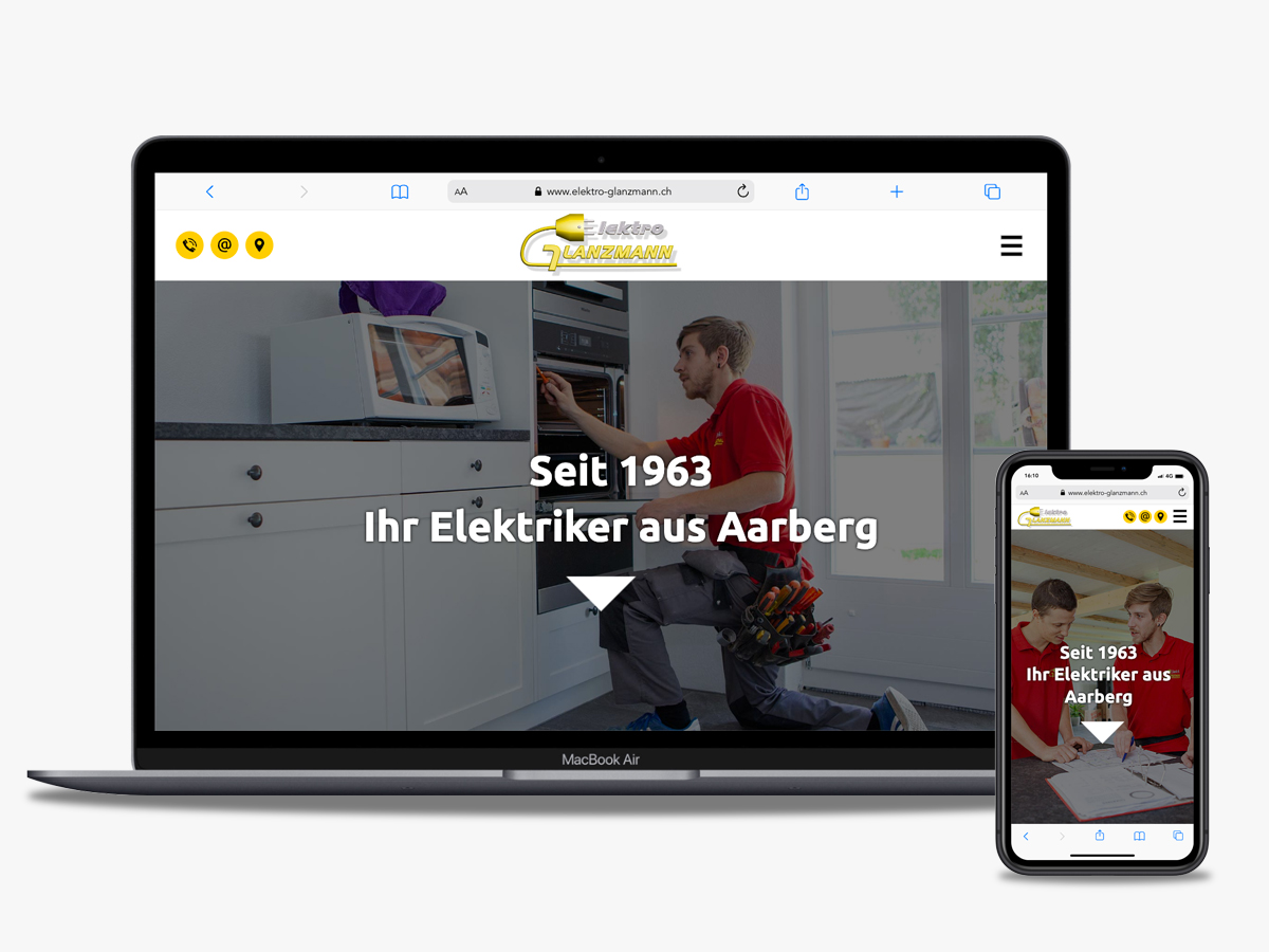 Website elektro-glanzmann.ch