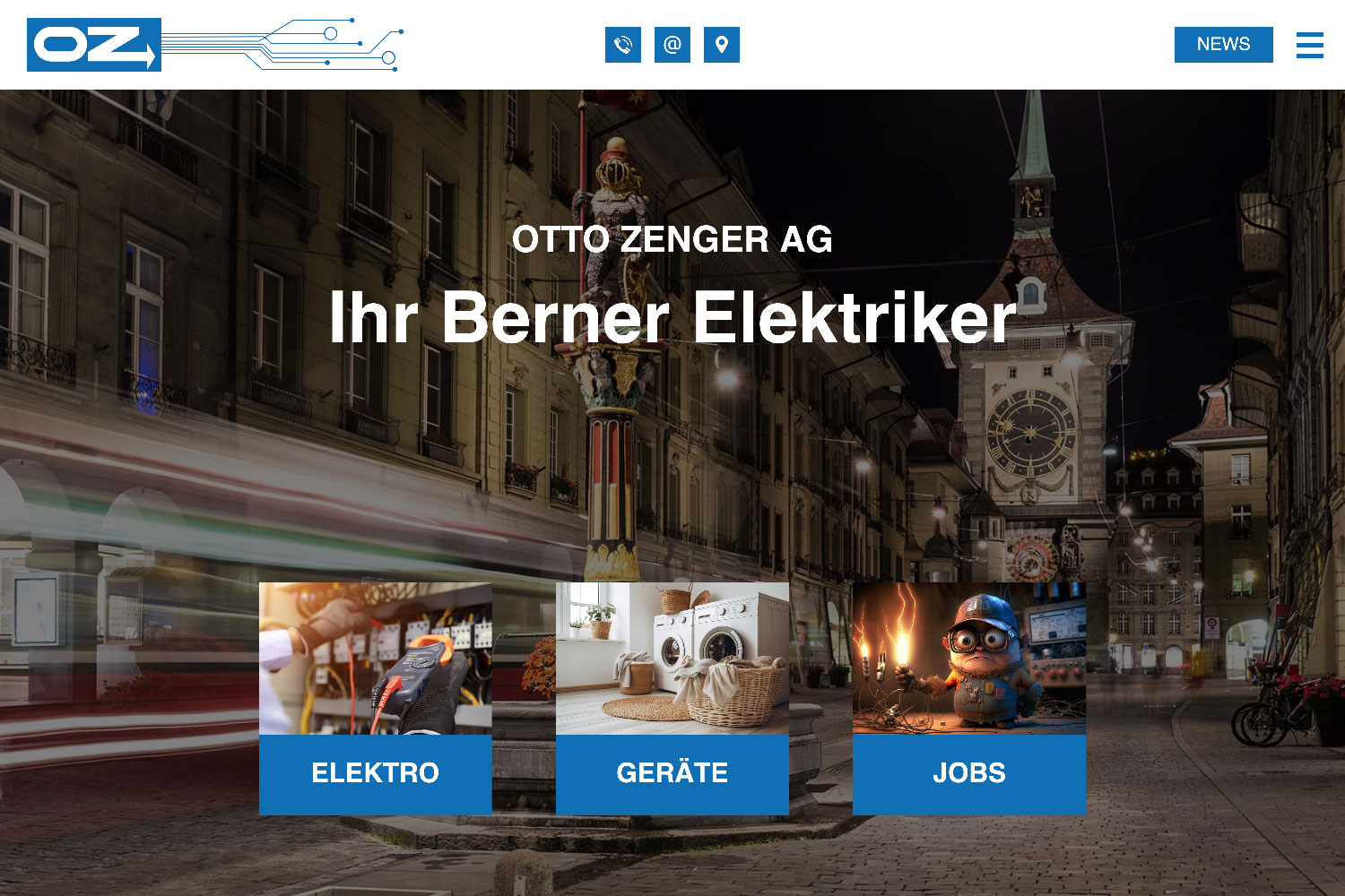 Website Otto Zenger AG