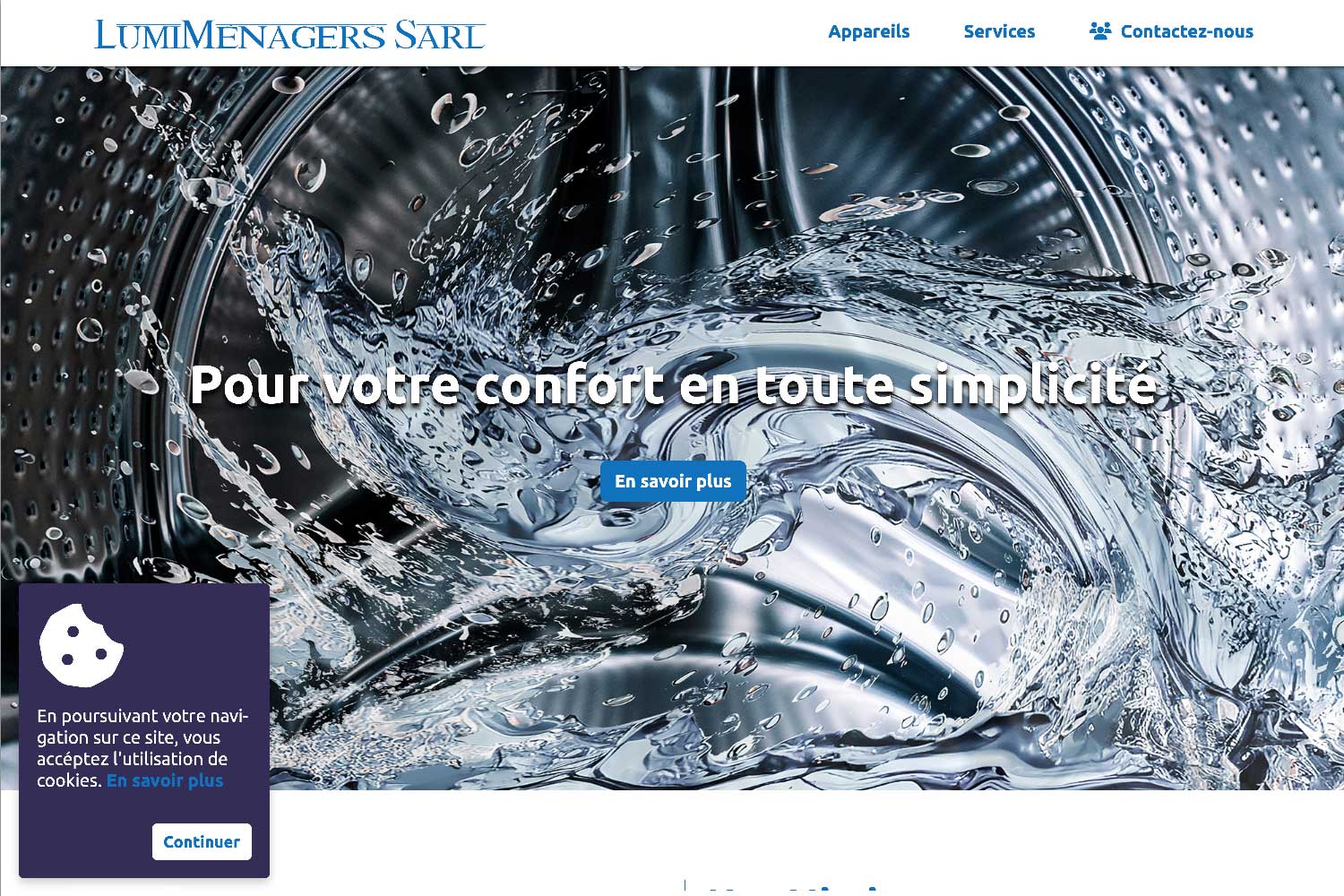 Website Lumimenagers Sarl